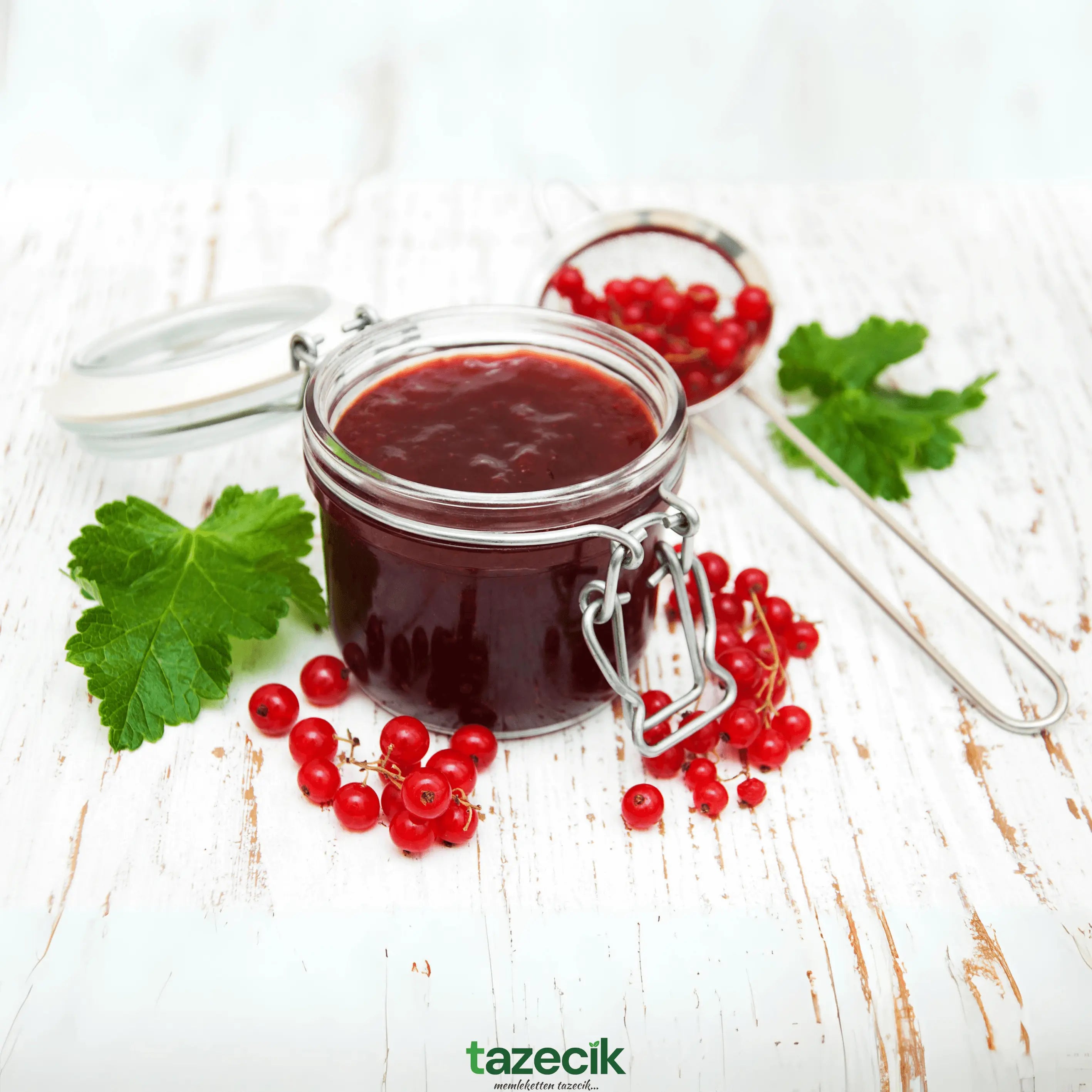 Kızılcık Marmelatı (Reçeli) - El Yapımı, Doğal - 700gr Tazecik