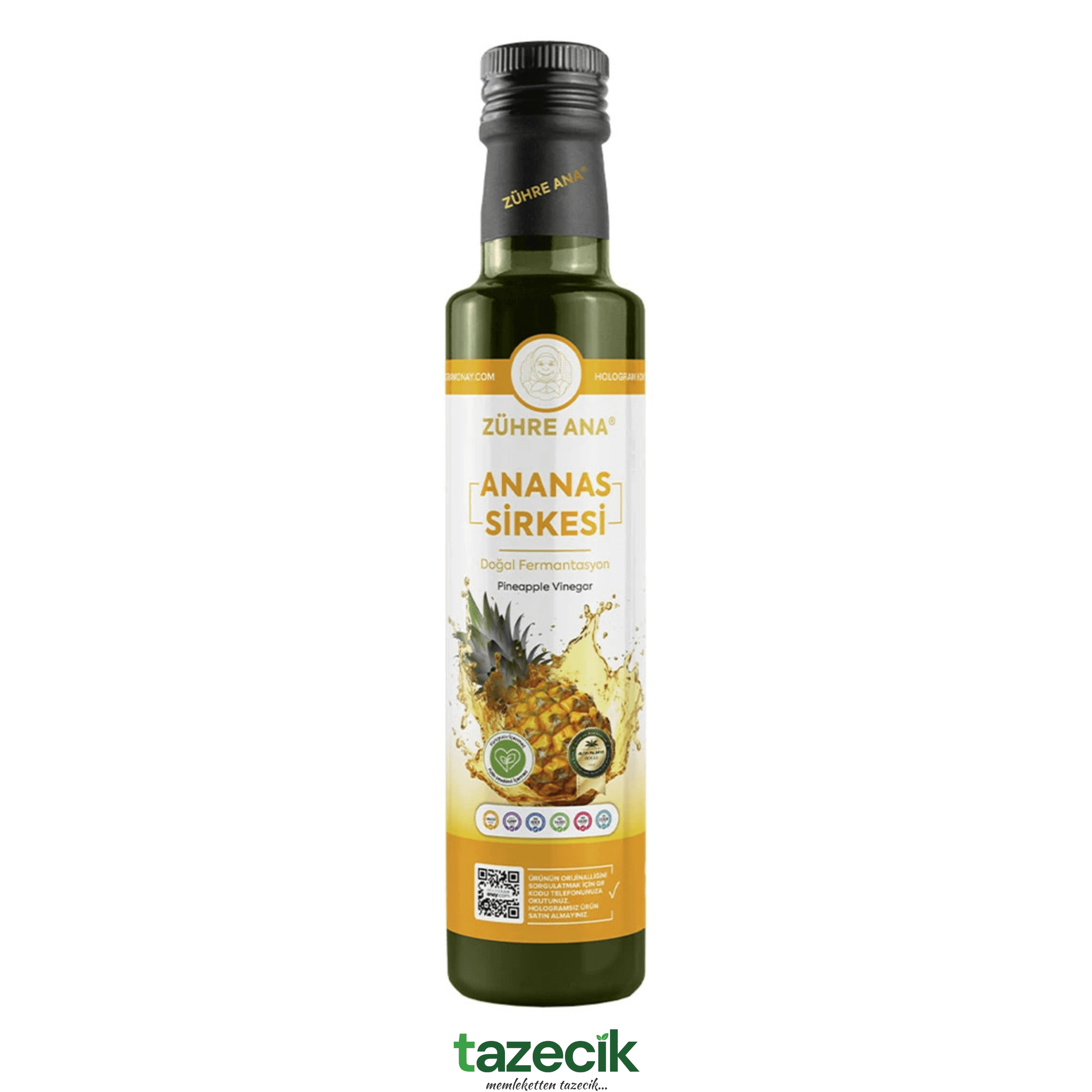 Zühre Ana Ananas Sirkesi - 500ml Tazecik