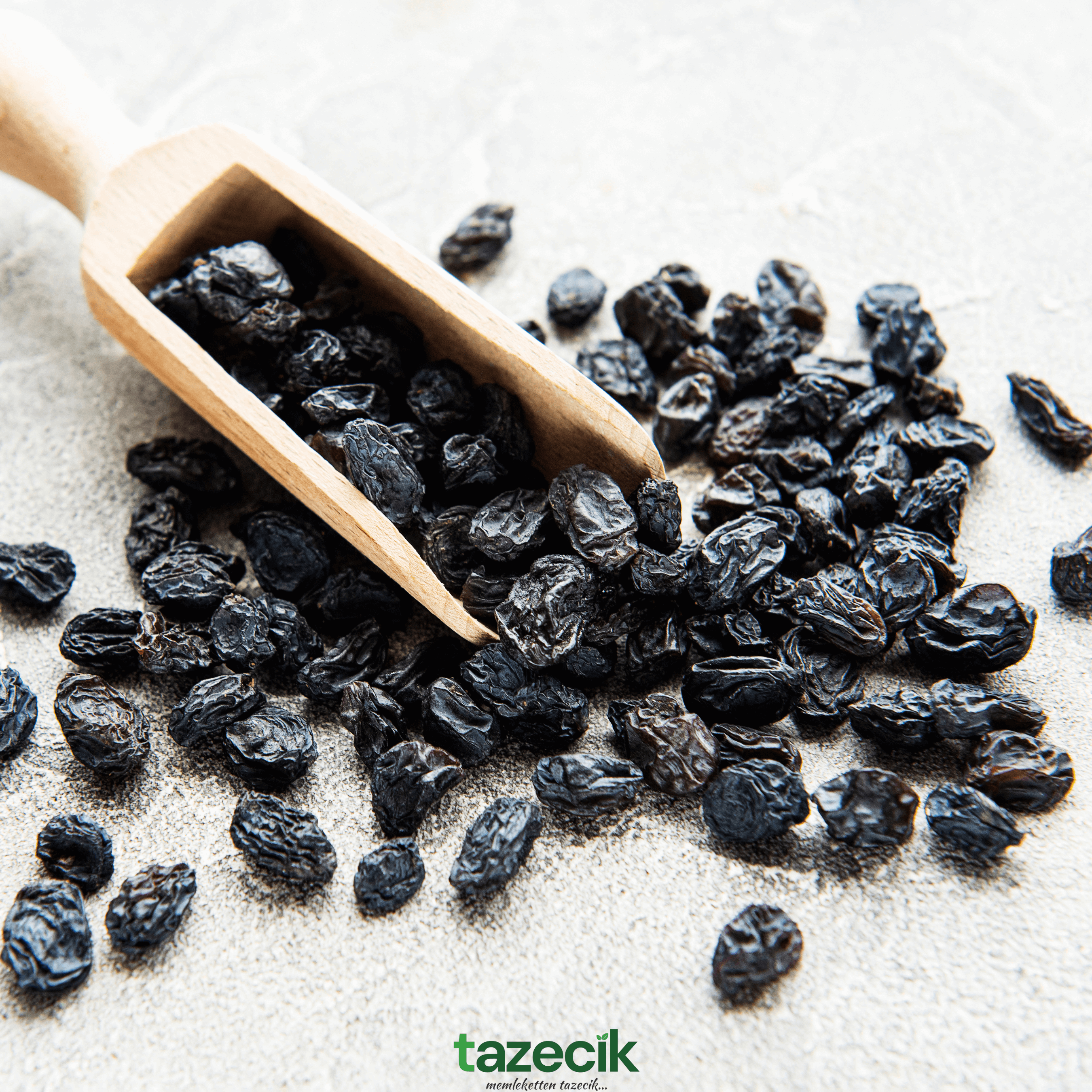 Çekirdeksiz Siyah Kuru Üzüm - 500 gr Tazecik