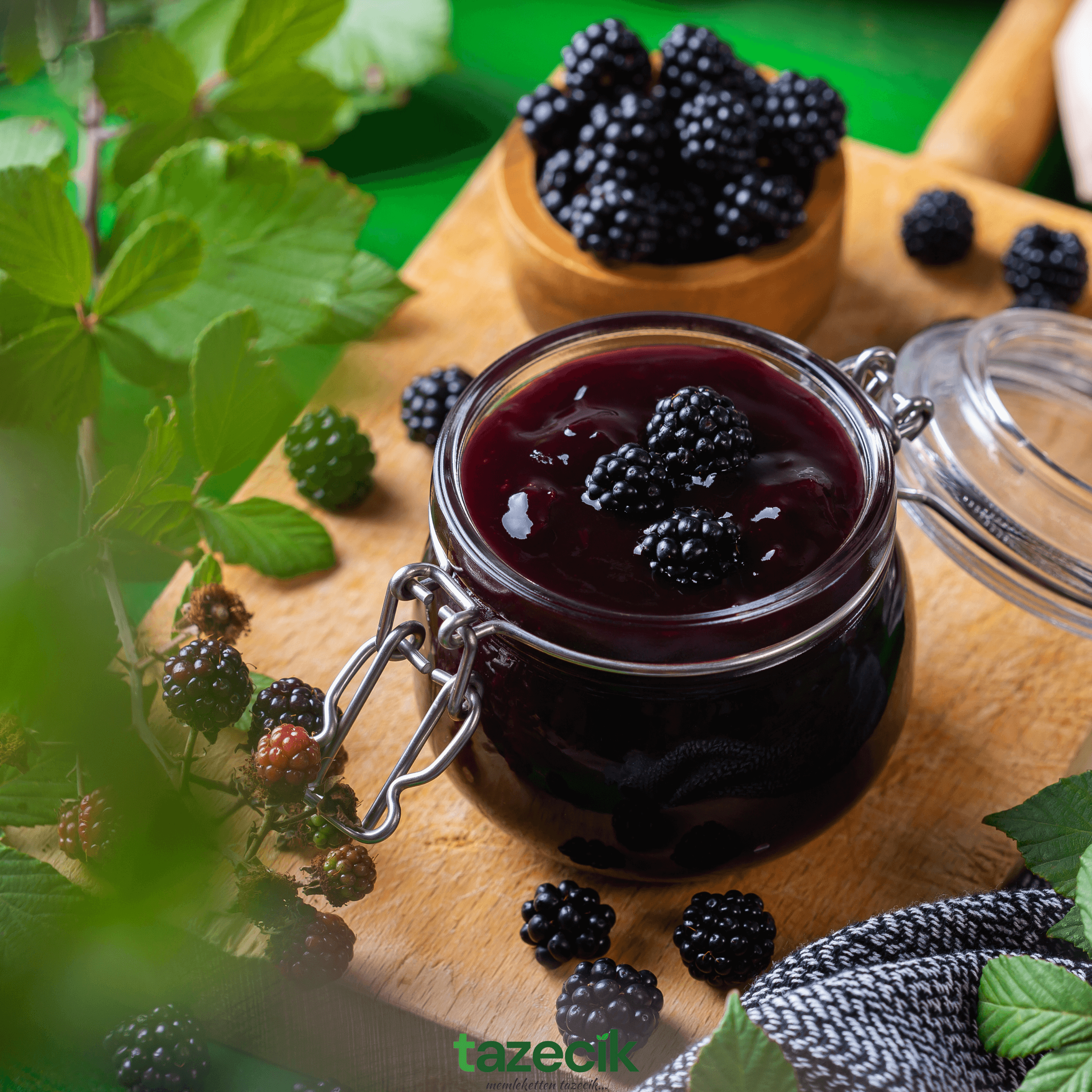 Karadut Reçeli Ev Yapımı - 750ml Tazecik