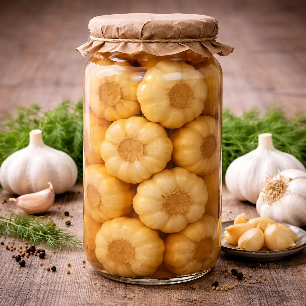 Sarımsak Turşusu - Ev Yapımı - 1kg Tazecik