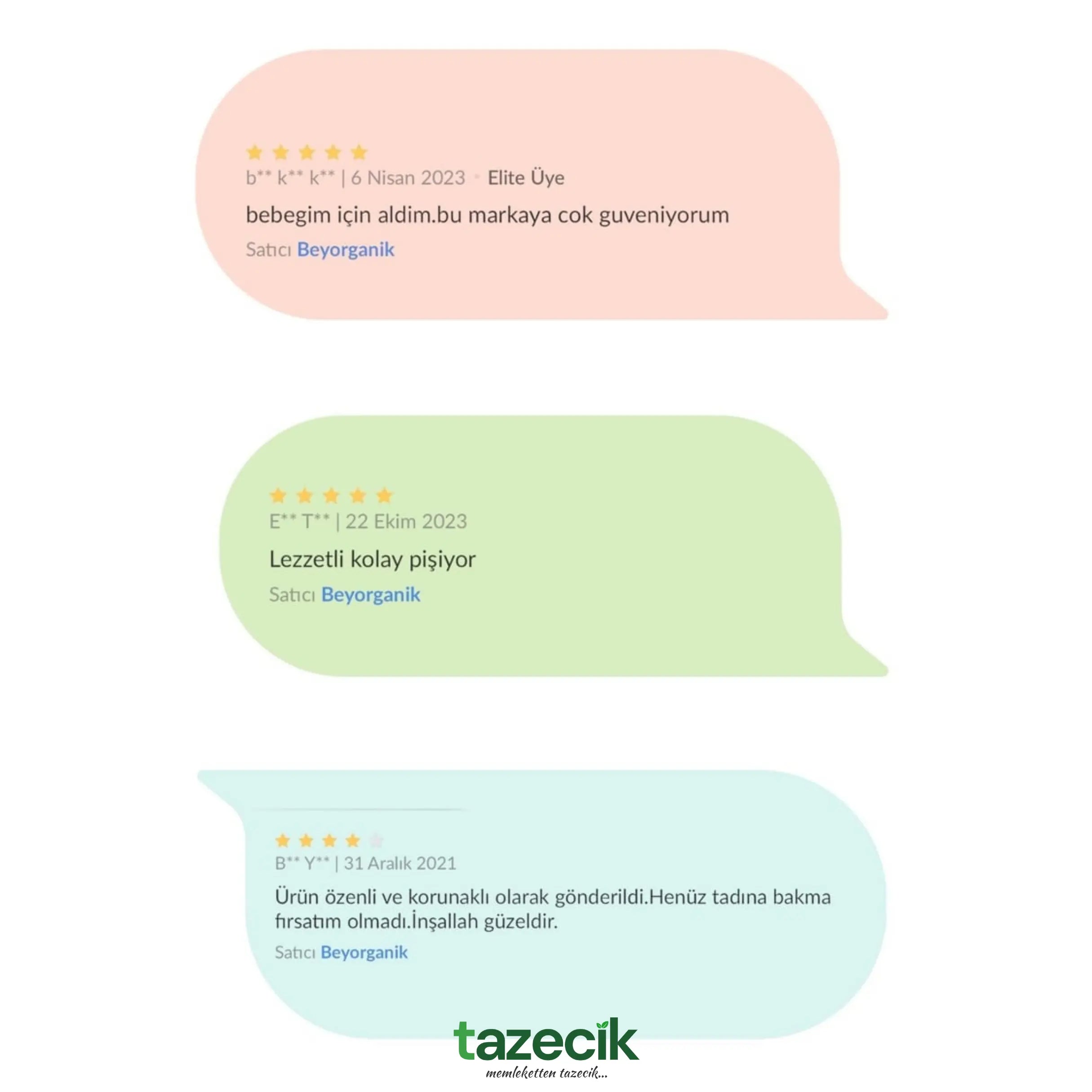 Organik Pilavlik Bulgur- BeyOrganik 1000gr Tazecik