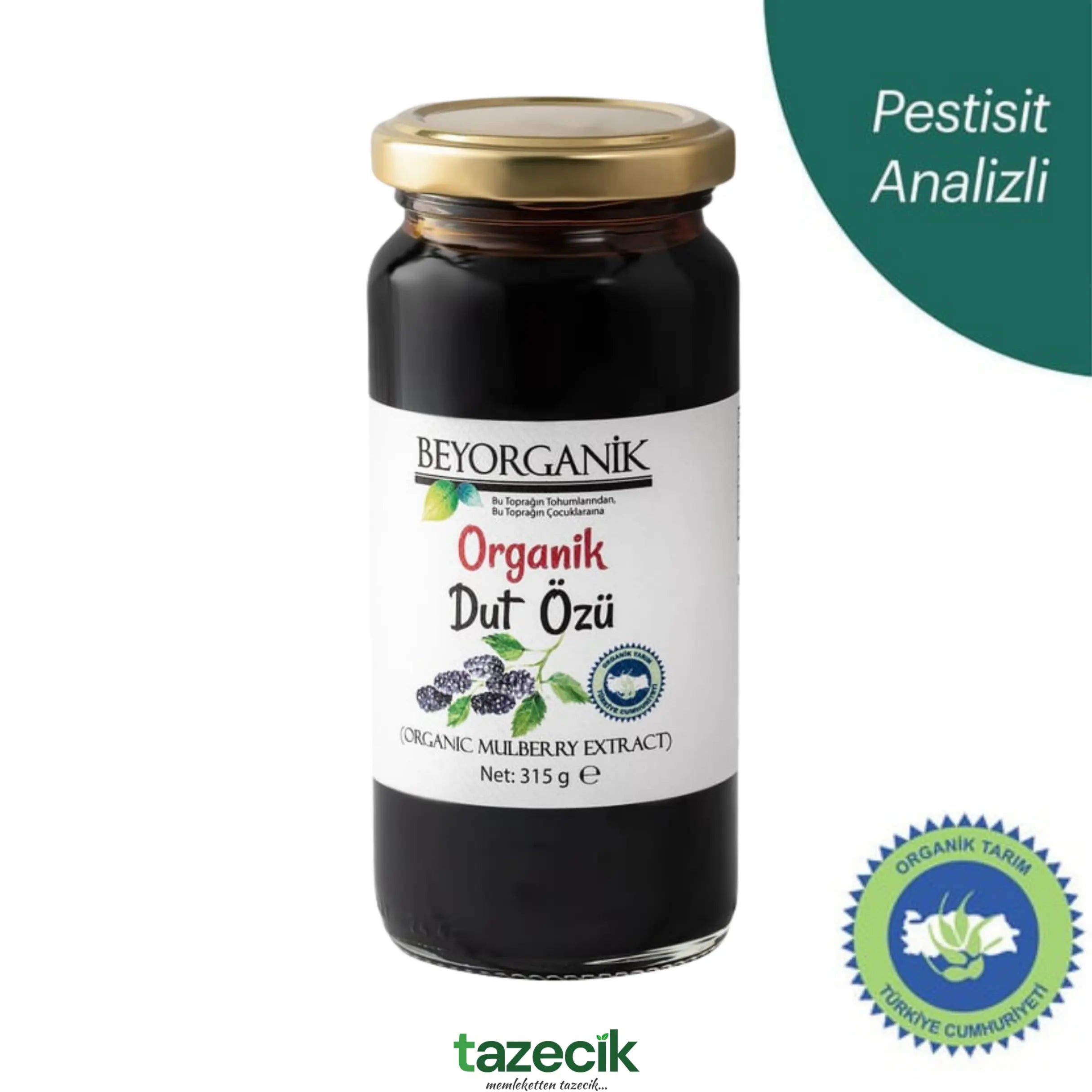 Organik Dut Özü- BeyOrganik 315 gr Tazecik