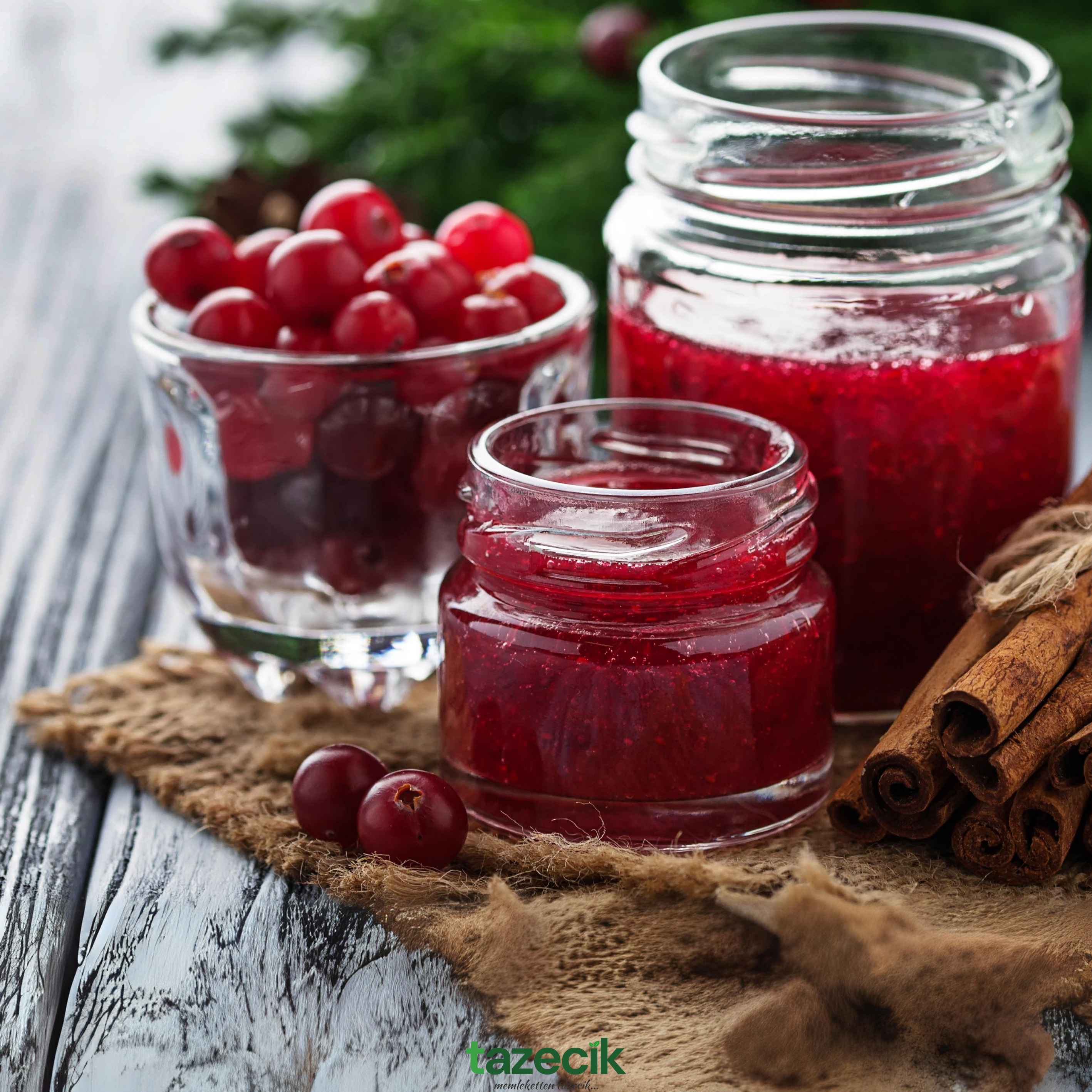 Kızılcık Marmelatı (Reçeli) - El Yapımı, Doğal - 700gr