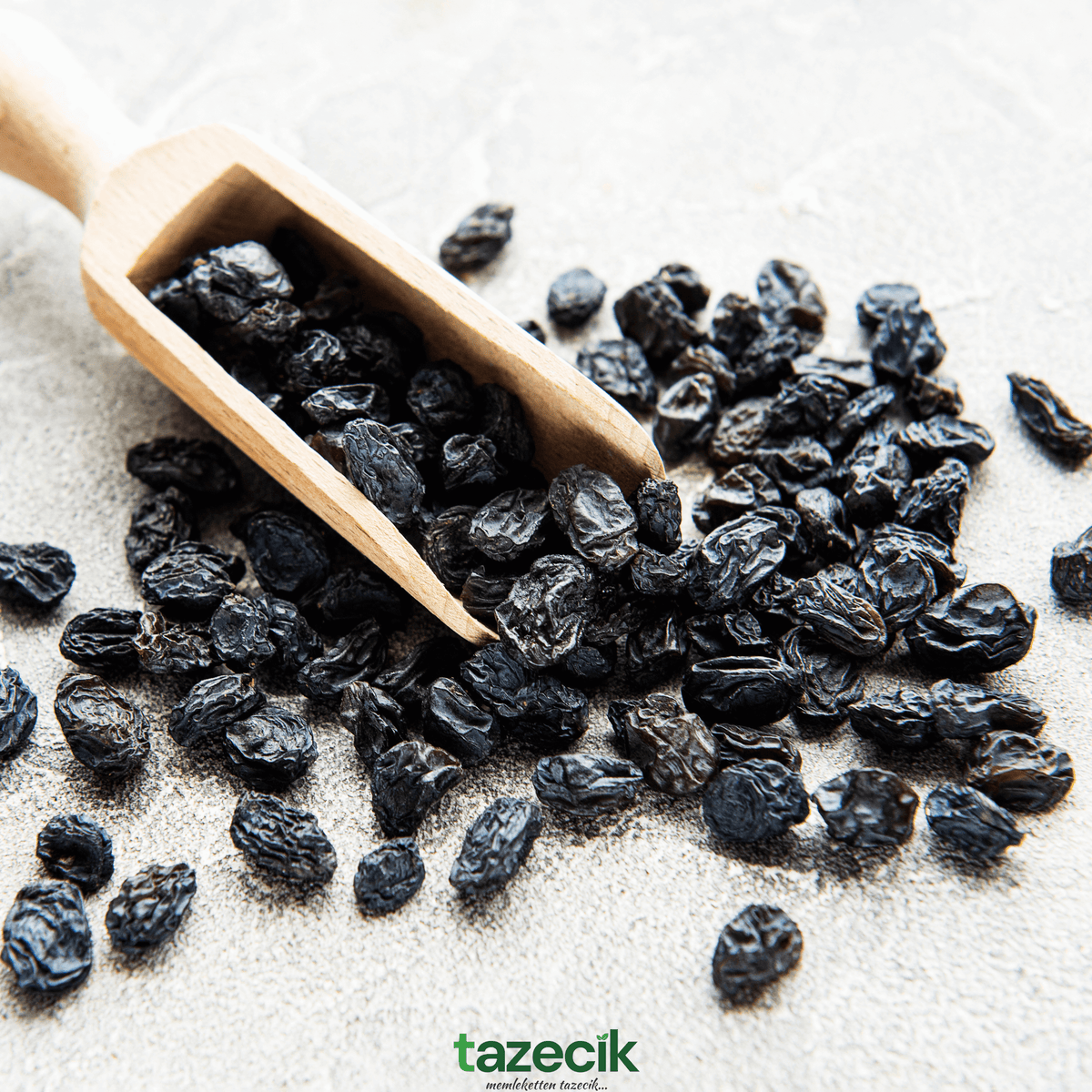 Çekirdeksiz Siyah Kuru Üzüm - 500 gr Tazecik