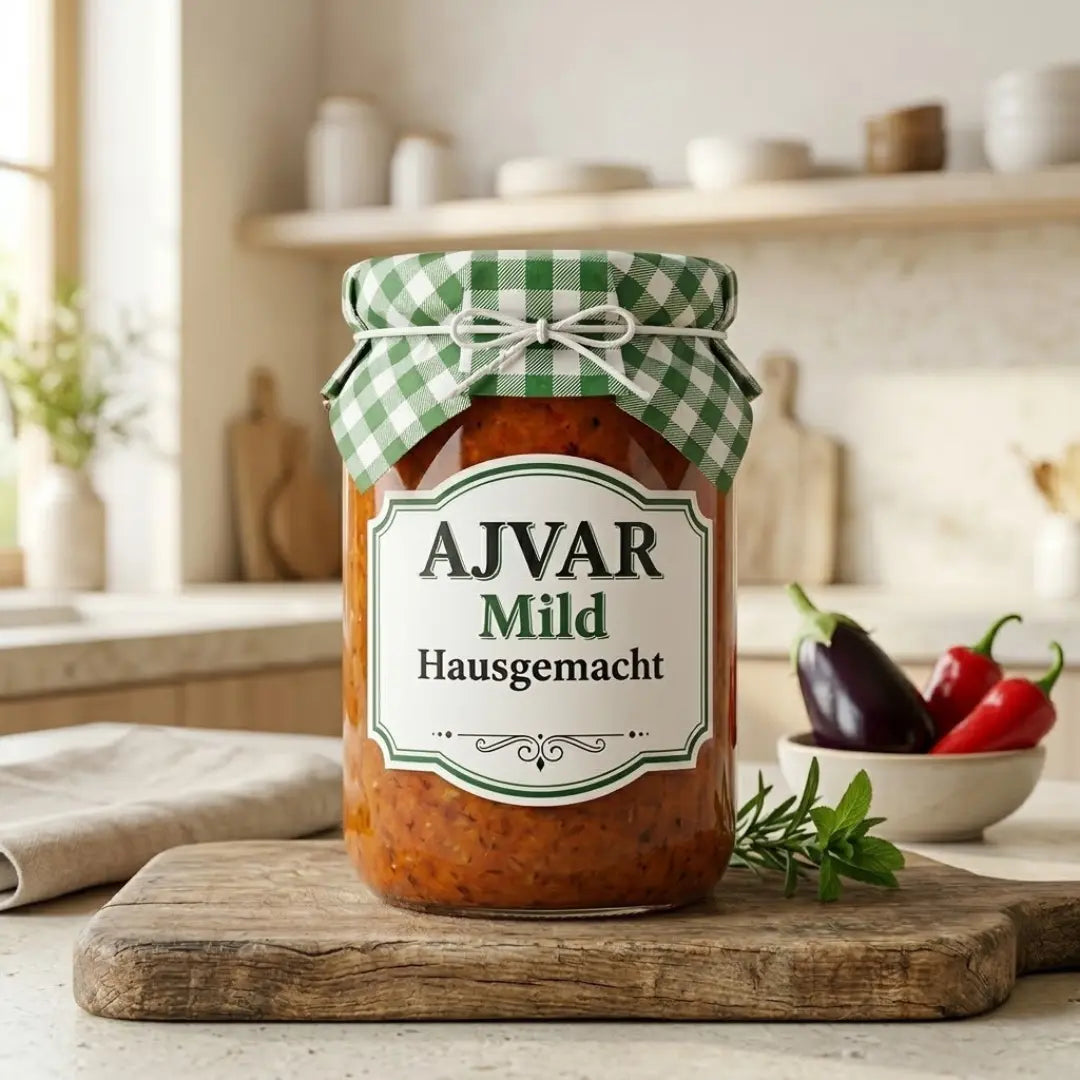 Ajvar - Ev Yapımı Balkan Sosu - 540 gr