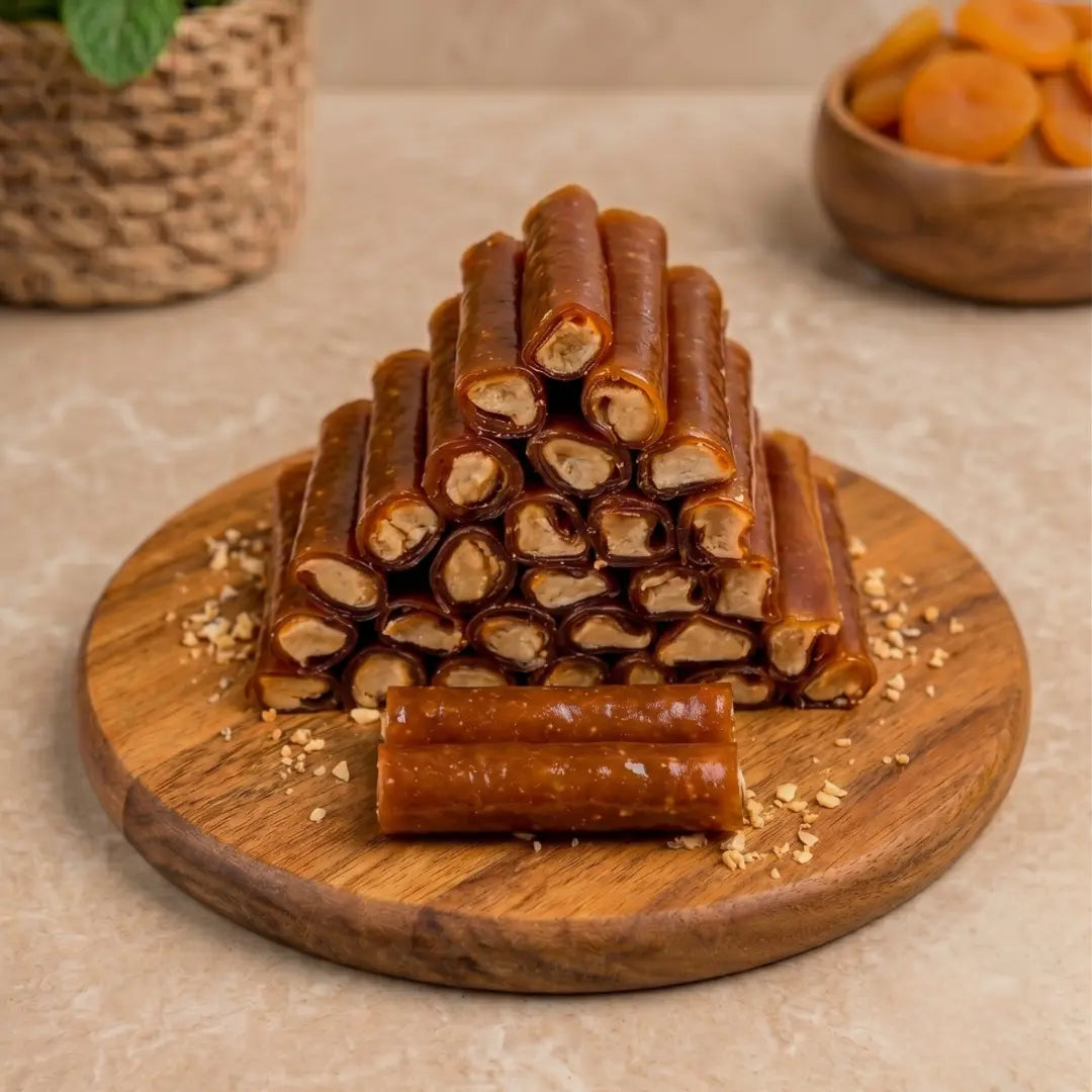 Fruchtaufstrich-Rolle mit Haselnusscreme - 350g