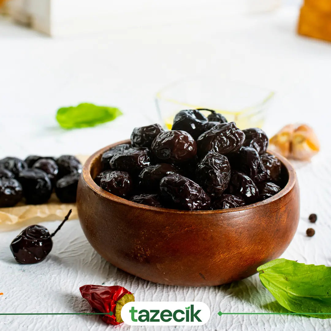 Gemlik Yağlı Sele Siyah Zeytin – 500gr Tazecik