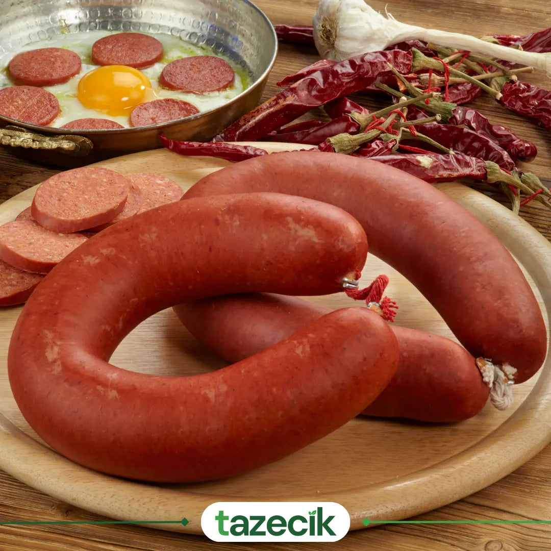 Kayseri Kasap Sucuk - Helal Sertifikalı - 1 kangal 450-500gr Tazecik