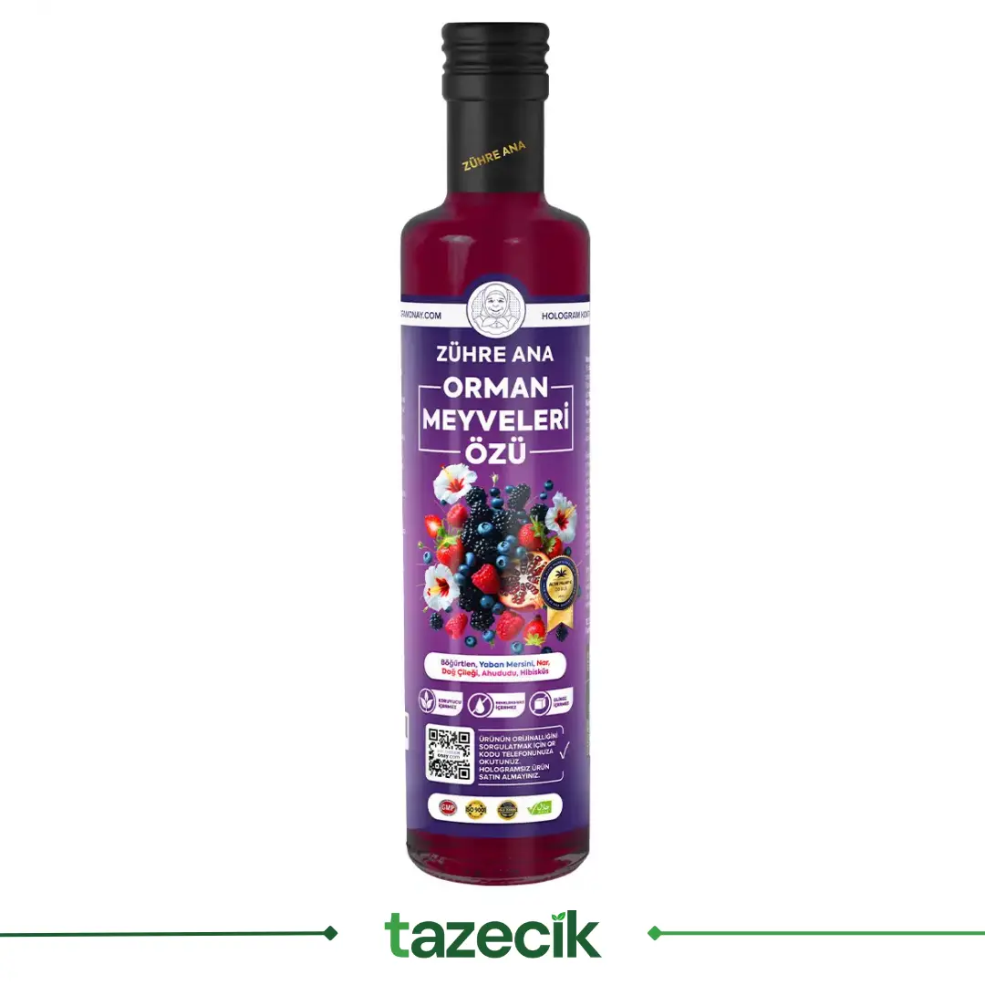 Zühre Ana Orman Meyveleri Özü – 640 gr Tazecik